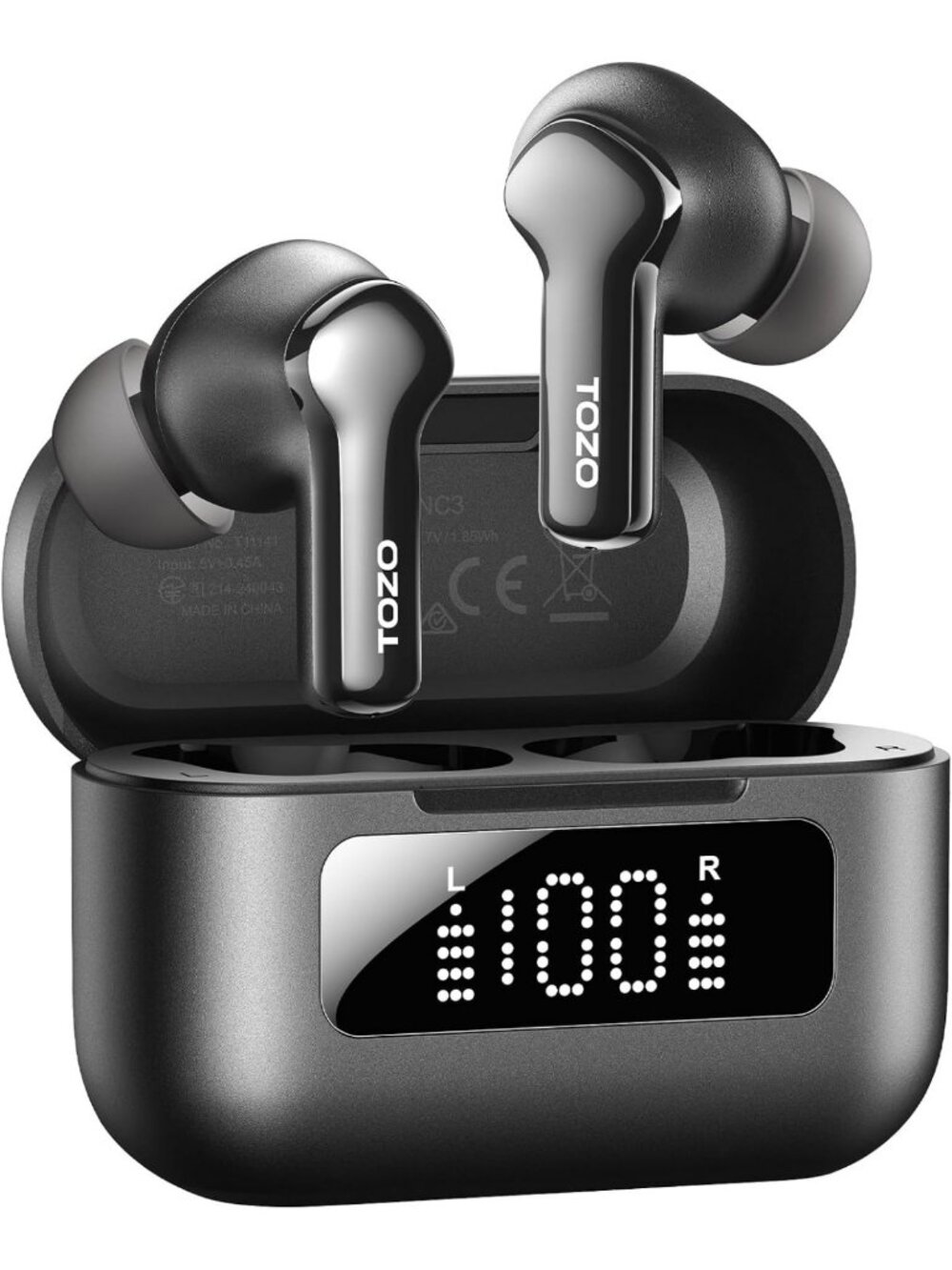 Hybrid Active Noise Cancelling Wireless Earbuds, 68H Playtime, Bluetooth